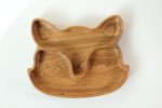 Wooden Plate For Kids - Fox With 2 Sectors - Image 7