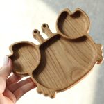 Wooden Plate For Kids - Crab