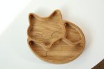 Wooden Plate For Kids - Fox With 3 Sectors - Image 3
