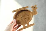 Wooden Plate For Kids - Helicopter - Image 5