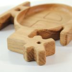 Wooden Plate For Kids - Helicopter