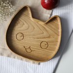 Wooden Plate For Kids - Kitty