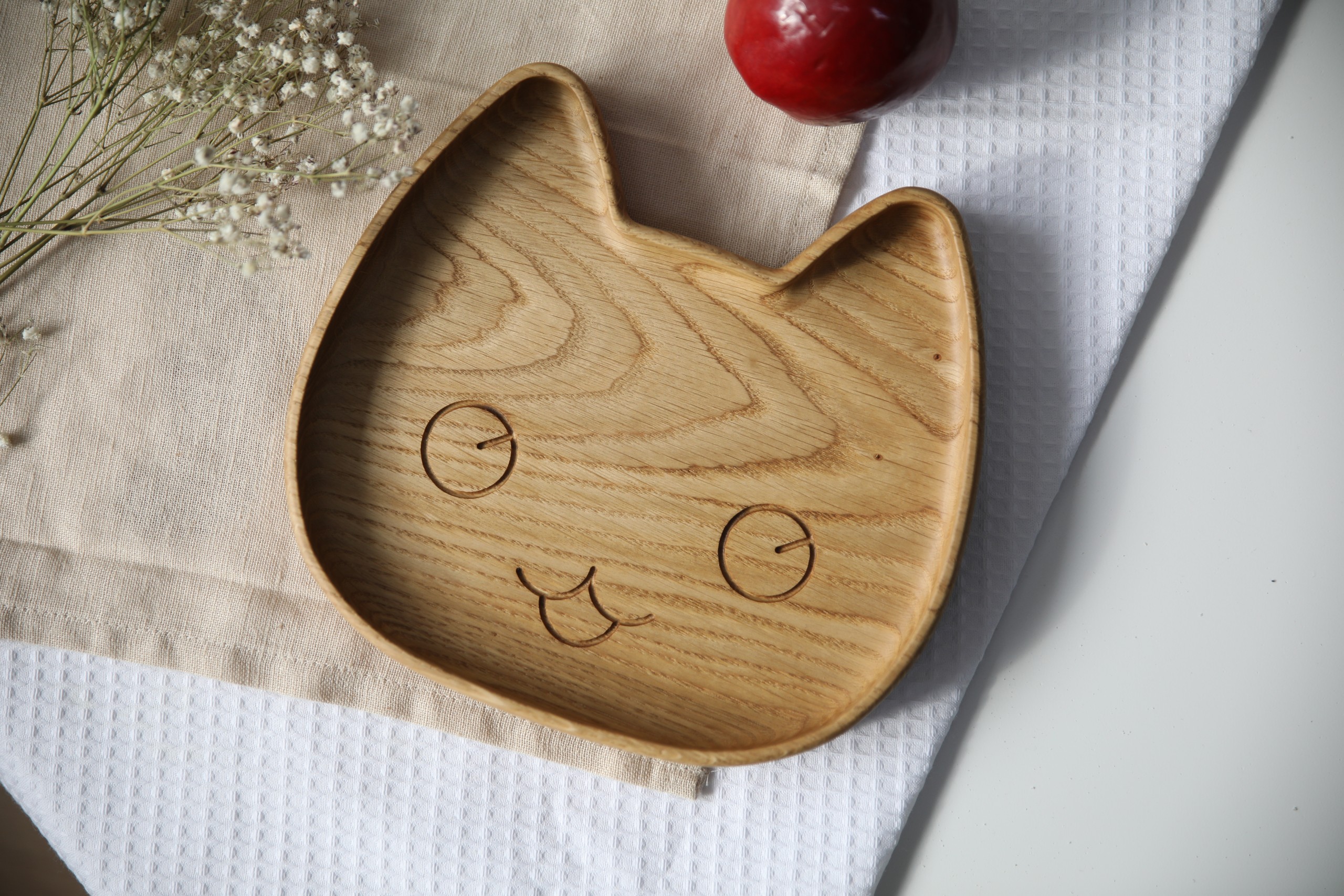 wooden-plate-for-kids-kitty-4a486e2e Wooden Plate For Kids - Kitty - Image 1