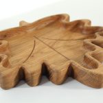 Wooden Plate For Kids - Maple Leaf