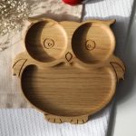 Wooden Plate For Kids - Owl