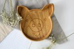 Wooden Plate For Kids - Pig - Image 2