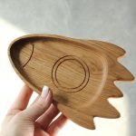 Wooden Plate For Kids - Rocket