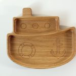Wooden Plate For Kids - Ship
