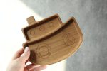 Wooden Plate For Kids - Ship - Image 4