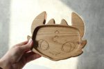 Wooden Plate For Kids - Toothless - Image 6