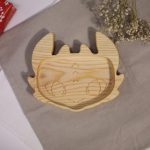 Wooden Plate For Kids - Toothless