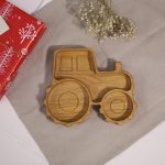 Wooden Plate For Kids - Tractor